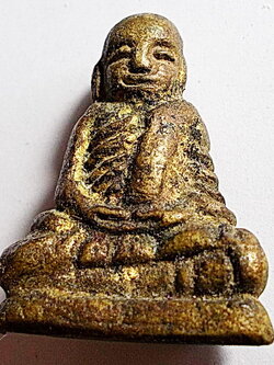 รูปหล่อโบราณ ลพ.เงิน วัดท่ามะไฟ ปี 2460