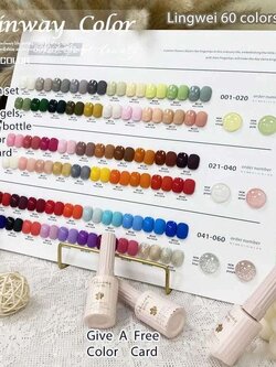 [60สี/เซต] ชุดสีเจลทาเล็บ RAINWAY 15ml พร้อมส่งจากไทย!!