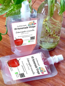 แอปเปิ้ลไซเดอร์ เวนิก้าร์ Apple Cider Vinegar ACV น้ำส้มสายชูหมักผลไม้ (แอปเปิ้ล) 100 ml. Homemade Vinegar - แบบมีตะกอนตามธรรมชาติ With Mother of Vinegar โปรไบโอติกส์ (Probiotic) ครบถ้วน