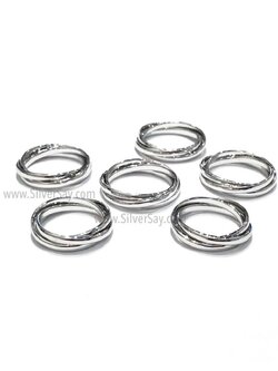 แหวนทรีนิตี้ Trinity สามวงคล้องกัน/2.5 มม./ผู้หญิง