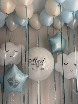 ลูกโป่งต้อนรับเด็กแรกเกิด Welcome Baby Balloon (with Helium)💖สนใจติดต่อสั่งซื้อ Line: @weparty (มี@ ด้านหน้า)
