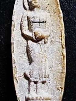 พระปางอุ้มบาตรหลวงพ่อโอภาสี ปี 2500 เนื้อผงน้ำมัน อาศรมบางมด กทม.