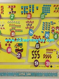 เกมรางเลื่อนจับคู่ตัวเลขกับจำนวนนับ 1-20 เพื่อเรียนรู้จักสัตว์ และสิ่งของต่างๆรอบตัวเรา ฝึกสมาธิด้วยค่ะ จัดส่งฟรี