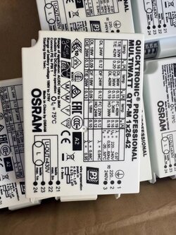 Philipsบัลลาสต์อิเล็กทรอนิกส์ จำนวน 1 อัน