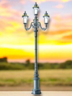 เสาอลูมิเนียมหล่อ สูง 650 ซม พรีออร์เดอร์ Pre-order