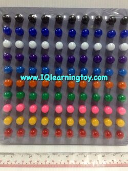 กระดานปักหมุดฝึกนับจำนวน 10x10 เป็นการเรียนรู้จักสีต่างๆ ฝึกการนับ ฝึกพัฒนาการกล้ามเนื้อมือ และฝึกสายตาให้สัมพันธ์กับมือ ส่งฟรี