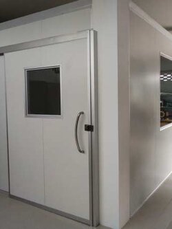 งานกั้นห้อง งานต่อเติม ห้องเก็บอุณหภูมิ ขนาด 4.00x8.00 เมตร