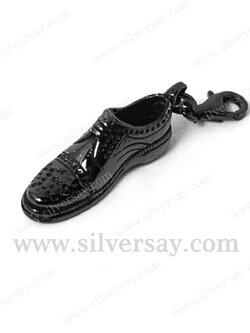 จี้รองเท้าผู้ชาย ชาร์มรองเท้า/ทองสีดำ