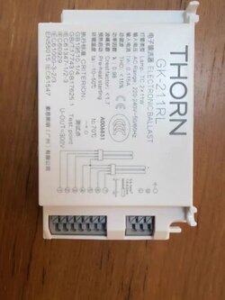 Philipsบัลลาสต์อิเล็กทรอนิกส์ จำนวน 1 อัน