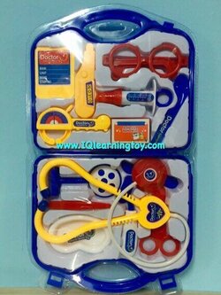 Doctor s Kit 15 pcs. (Blue) ของเล่นชุดคุณหมอ มาพร้อมอุปกรณ์แสนสนุก 15 ชิ้น สร้างจินตนาการและแรงบันดาลใจแสนสนุกให้กับเด็กๆ *จัดส่งฟรี