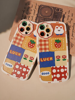 เคสโทรศัพท์ iPhone ลายการ์ตูน แบบอ่อน สำหรับ13/12ProMax/11ProMax