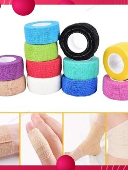 โคแบน เทปผันแผล ผ้าพันออกกำลังกาย ลดการเสียดสี เทปพันแผลแบบยืดหยุ่น ยาว4.5เมตร