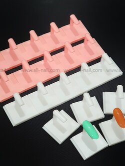 แท่นวางเล็บปลอม 1ชุด=10ชิ้น (แยกชิ้นส่วนได้)
