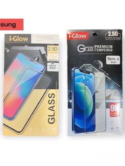 i-Glow ฟิล์มกันรอย กระจก 2.5D 9H เต็มจอ สำหรับ Samsung