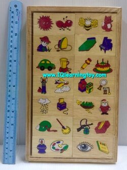 Domino-โดมิโน - ชุดความสัมพันธ์ของสิ่งของอาชีพเครื่องใช้ เป็นเกมต่อภาพสิ่งต่างๆทั้งคน สัตว์ สิ่งของ เครื่องใช้ต่างๆที่สัมพันธ์กัน