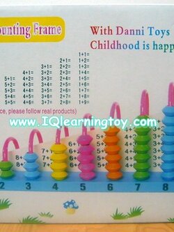 ของเล่นไม้ - ลูกคิดไม้ สอนบวก ลบ เลข ด้วยลูกคิดไม้หลากสี สร้างความเข้าใจจากพื้นฐานเรื่องคณิตศาสตร์ให้เป็นเรื่องง่ายๆและสนุก(2+) **(จัดส่งฟรีค่ะ)