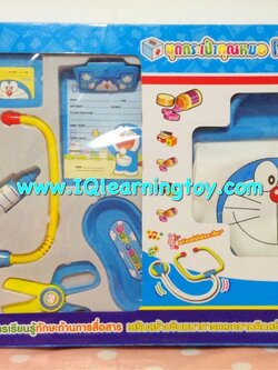 Doraemon Doctor s Kit 10 pcs. (Blue) ของเล่นชุดคุณหมอโดราเอมอน มาพร้อมอุปกรณ์แสนสนุก 10 ชิ้น (สีฟ้า) สร้างจินตนาการและแรงบันดาลใจแสนสนุกให้กับเด็กๆ *