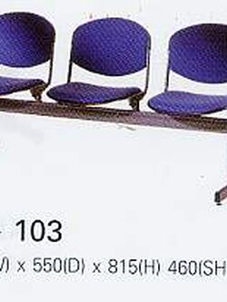 เก้าอี้แถว 3 ที่นั่ง รุ่น XL-103