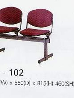 เก้าอี้แถว 2 ที่นั่ง รุ่น XL-102