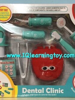 ชุดคุณหมอฟัน สื่ออการเรียนรู้เรื่องสุขภาพ สำหรับเด็ก มาพร้อมอุปกรณ์ต่างๆ ส่งฟรี