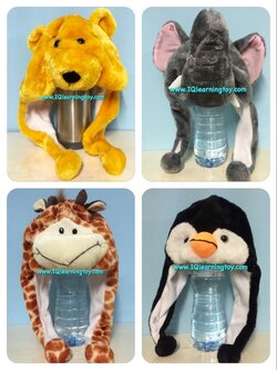 หมวกผ้ารูปสัตว์ขนนุ่มชุด 4 ใบ ชุดที่ 1 เลือกคละแบบได้ตามต้องการค่ะ หมวกผ้าเนื้อนุ่ม มีซับใน ใส่สบาย น่ารัก จัดส่งฟรี