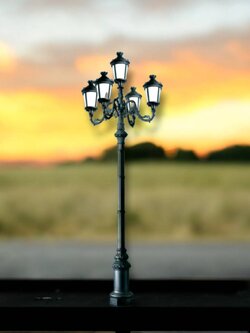 เสาอลูมิเนียมหล่อ สูง32 ซม พรีออร์เดอร์ Pre-order