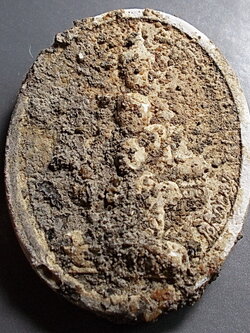 พระเนื้อผงพุทธซ้อน หลวงปู่ดู่ หลวงปูทวด ออวัดถ้ำเมืองนะ หลวงตาม้า