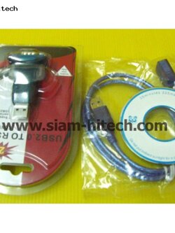 ตัวแปลงจากRS232 เป็นUSB พร้อมสายต่อระยะยาว1เมตร-ของใหม่