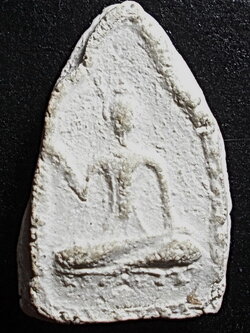 พระพิมพ์พุทธกวัก หลวงพ่อผึ่ง วัดสว่างอารมณ์ สุพรรณบุรี ปี 2460