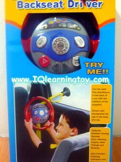 Electrionic Backseat Driver - พวงมาลัยหัดขับรถ สำหรับเด็ก มีไฟ มีเสียง ติดตั้งไว้บนรถได้ ให้เด็กสนุกได้แม้ต้องเดินทางไกล จัดส่งฟรีค่ะ