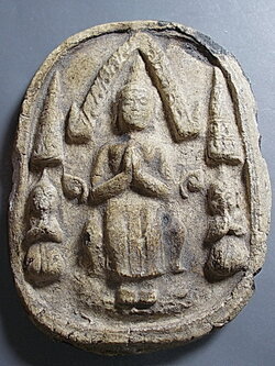 พระผงยอดขุนพล เนื้อผงเก่า ไม่ทราบเกจิ