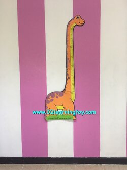 วัดส่วนสูง งานโฟมลวดลายไดโนเสาร์ งานโฟมทั้งแผ่นสีสันสดใส เพื่อวัดระดับความสูงของเด็ก บันทึกการเจริญเติบโต วัดได้ตั้งแต่ 50 cm. - 150 cm. ส่งฟรี