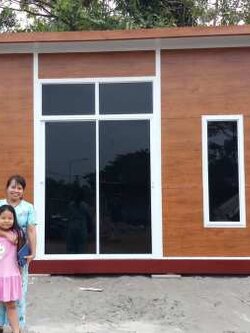 ออฟฟิศสำเร็จรูป บ้านสำเร็จรูป 3.60x5.40 เมตร