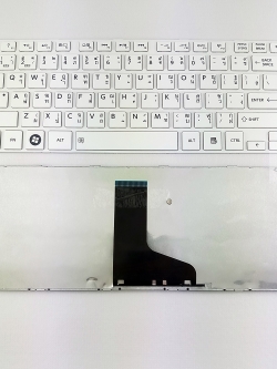 KEYBOARD TOSHIBA L840 สีขาว