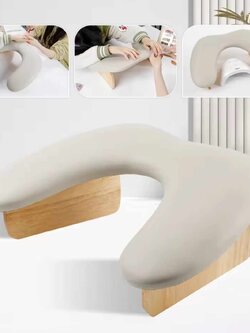 หมอนรองมือทำเล็บ หมอนรองแขน หนังPU ขาตั้งพับเก็บได้ มีให้เลือก3สี