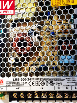 Power Supply MeanWell LRS-200-24 ใหม่มีกล่อง