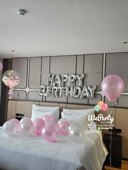 ลูกโป่งเซอร์ไพรส์ HBD Balloon Room Surpriseสนใจติดต่อสั่งซื้อ Line: @weparty