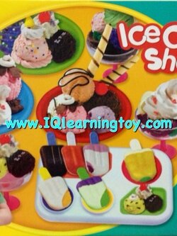 ชุดแป้งโดว์ สำหรับเล่นฝึกทำไอศครีมแท่งแบบต่างๆ ชุดใหญ่ ฝึกความคิดสร้างสรรค์ในการคิดรูปแบบ ไอศครีมรสต่างๆที่น้องๆชอบ ฝึกกล้ามเนื้อมือ จัดส่งฟรี