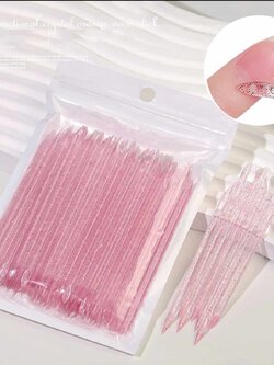 ไม้ส้มทำเล็บ ไม้ดันหนัง ดุนหนัง แบบพลาสติก ใช้ซ้ำได้