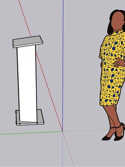 ป้ายโพเดียมอะคริลิคใส หรือ แท่นยืนบรรยาย