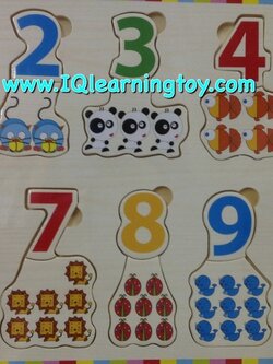 ของเล่นไม้ ภาพตัดต่อชุดจับคู่ สอนเรื่องสัตว์และจำนวนนับ เลข 1-10 ค่ะ สอนเรื่องสัตว์ชนิดต่างๆ เรียนรู้จักสังเกตและจดจำเอกลักษณ์พิเศษของสัตว์ ส่งฟรี