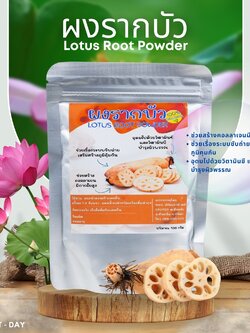 ผงรากบัว พืชใต้น้ำที่มีคุณประโยชน์