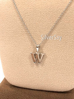 จี้ตัวอักษร W