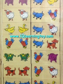 โดมิโนภาพสัตว์เลี้ยงต่างๆ เพื่อให้เด็กได้เรียนรู้ จดจำสัตว์เลี้ยงชนิดต่างๆ ได้เรียงลำดับความคิด ฝึกกล้ามเนื้อมือให้สัมพันธ์กับสายตา ฝึกสมาธิค่ะ ส่งฟรี