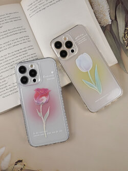 เคสโทรศัพท์ iPhone ลายดอกไม้ สำหรับ14ProMax/14Pro/13ProMax/13/12ProMax/12Pro/11/8plus/7plus