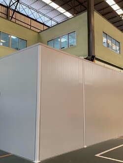 งานกั้นห้องในโกดัง กั้นห้องในโรงงาน ขนาด6.00x10.00 เมตร สมุทรสาคร