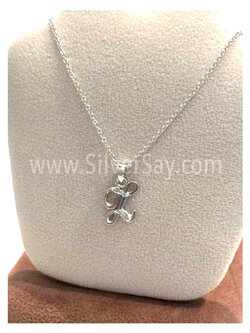 จี้อักษร Z ฝังเพชรสวิส