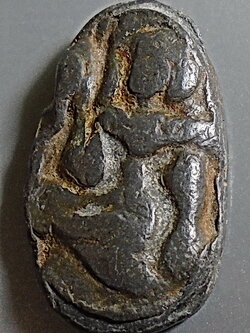 นางกวักเก่าตะกั่วสนิมแดง