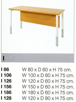 โต๊ะโล่งขา I