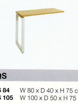 โต๊ะต่อข้างขา Q